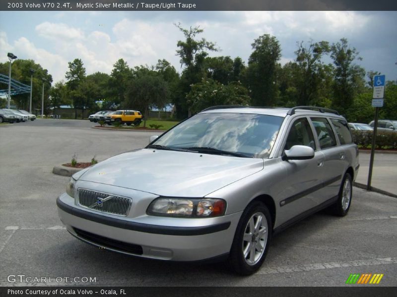 Mystic Silver Metallic / Taupe/Light Taupe 2003 Volvo V70 2.4T