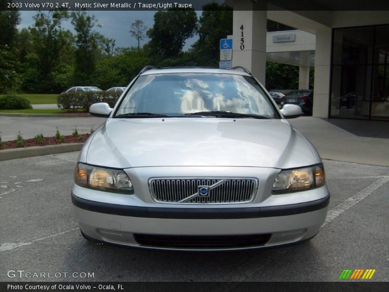 Mystic Silver Metallic / Taupe/Light Taupe 2003 Volvo V70 2.4T