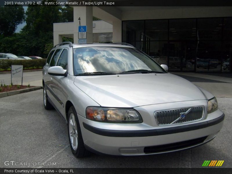 Mystic Silver Metallic / Taupe/Light Taupe 2003 Volvo V70 2.4T