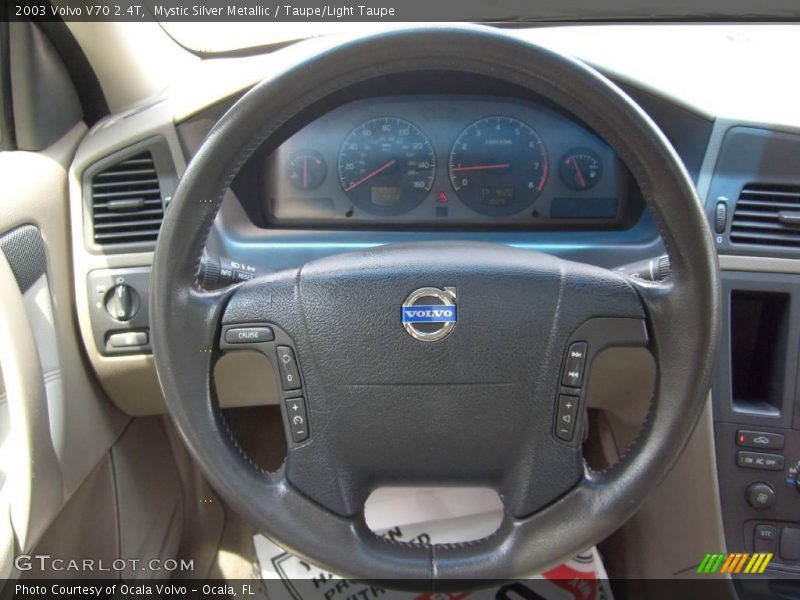 Mystic Silver Metallic / Taupe/Light Taupe 2003 Volvo V70 2.4T