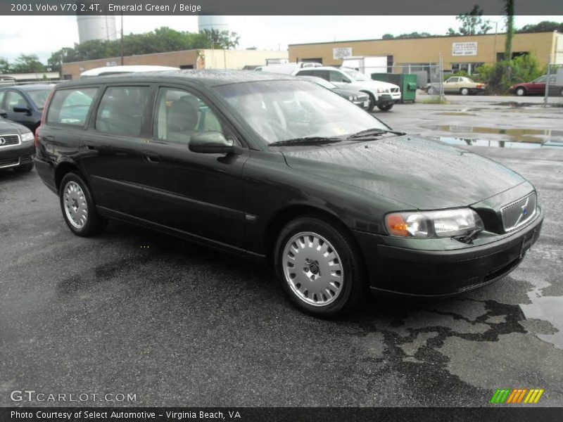 Emerald Green / Beige 2001 Volvo V70 2.4T