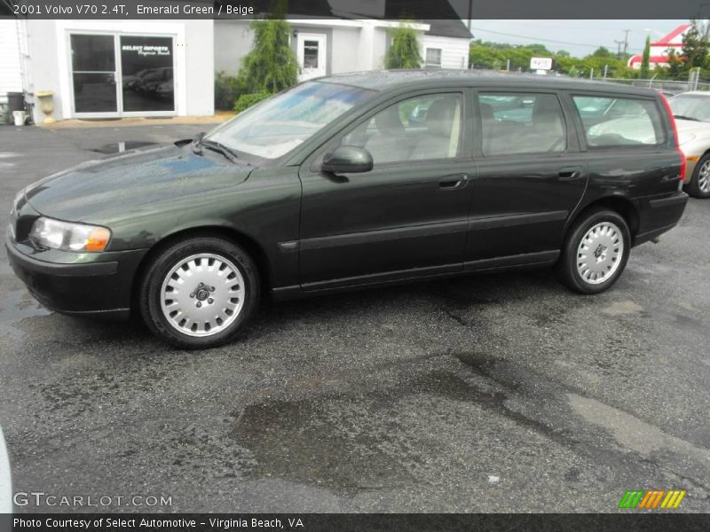 Emerald Green / Beige 2001 Volvo V70 2.4T