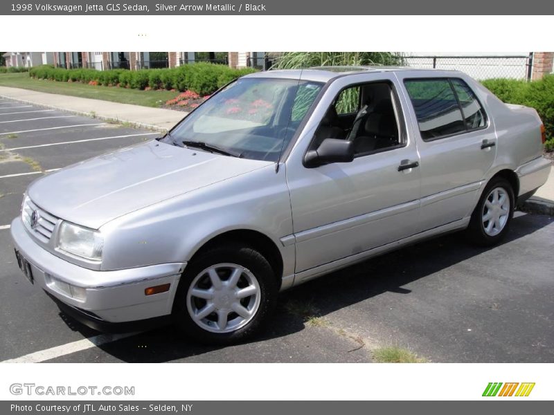 Silver Arrow Metallic / Black 1998 Volkswagen Jetta GLS Sedan