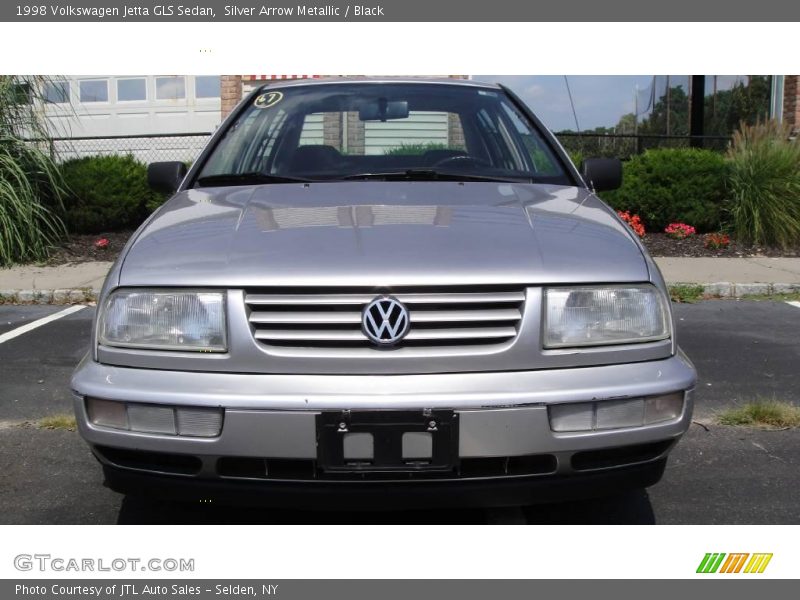Silver Arrow Metallic / Black 1998 Volkswagen Jetta GLS Sedan