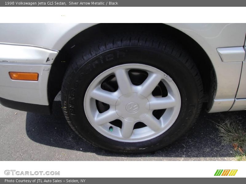 Silver Arrow Metallic / Black 1998 Volkswagen Jetta GLS Sedan