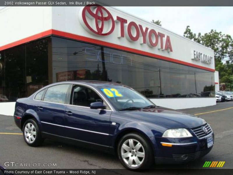Ink Blue / Black 2002 Volkswagen Passat GLX Sedan