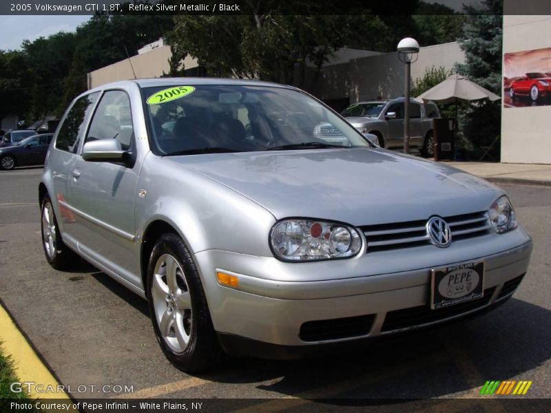 Reflex Silver Metallic / Black 2005 Volkswagen GTI 1.8T