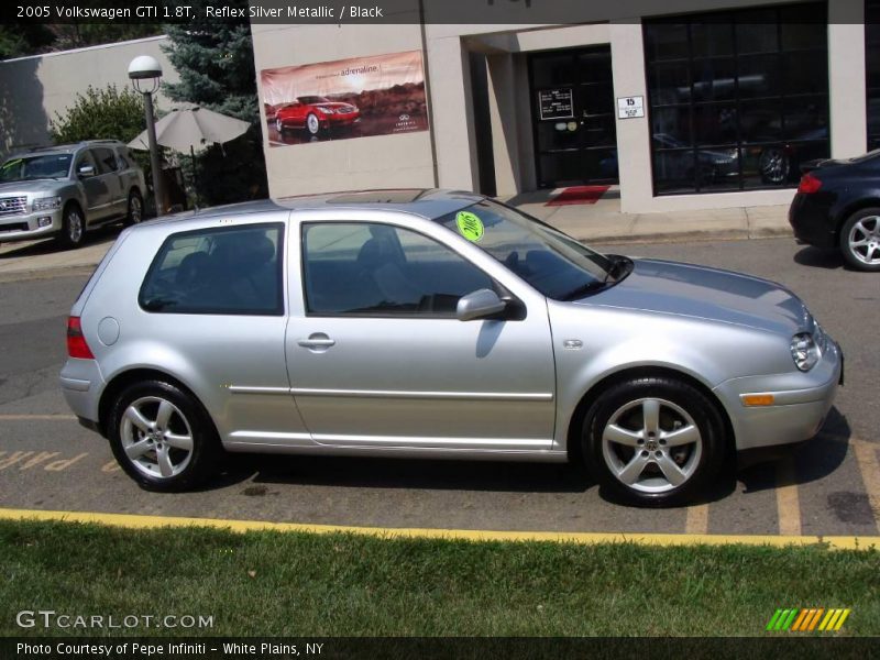 Reflex Silver Metallic / Black 2005 Volkswagen GTI 1.8T