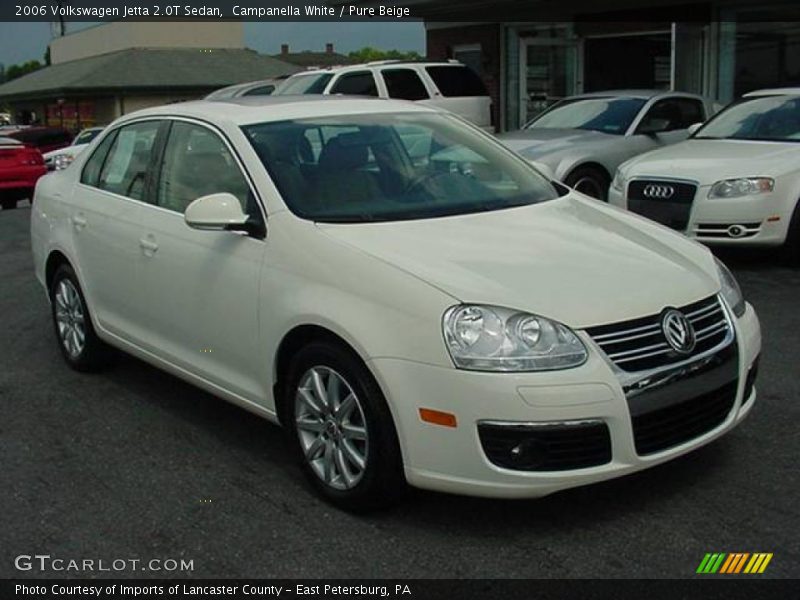Campanella White / Pure Beige 2006 Volkswagen Jetta 2.0T Sedan