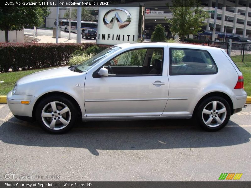 Reflex Silver Metallic / Black 2005 Volkswagen GTI 1.8T