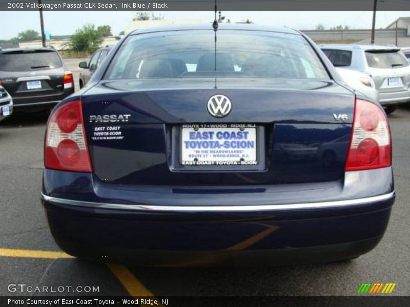 Ink Blue / Black 2002 Volkswagen Passat GLX Sedan
