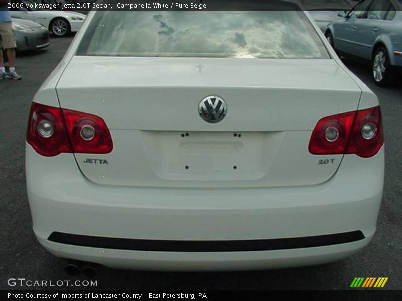 Campanella White / Pure Beige 2006 Volkswagen Jetta 2.0T Sedan