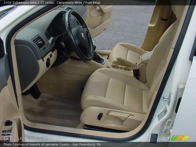 Campanella White / Pure Beige 2006 Volkswagen Jetta 2.0T Sedan