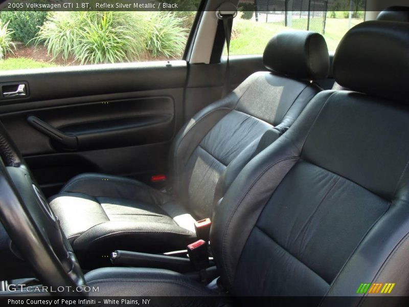 Reflex Silver Metallic / Black 2005 Volkswagen GTI 1.8T