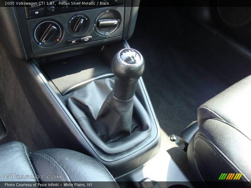 Reflex Silver Metallic / Black 2005 Volkswagen GTI 1.8T