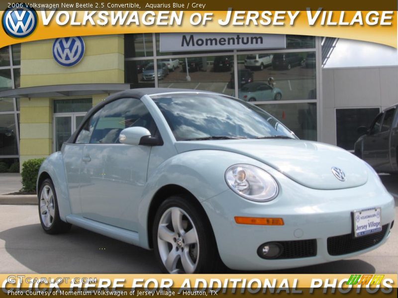 Aquarius Blue / Grey 2006 Volkswagen New Beetle 2.5 Convertible