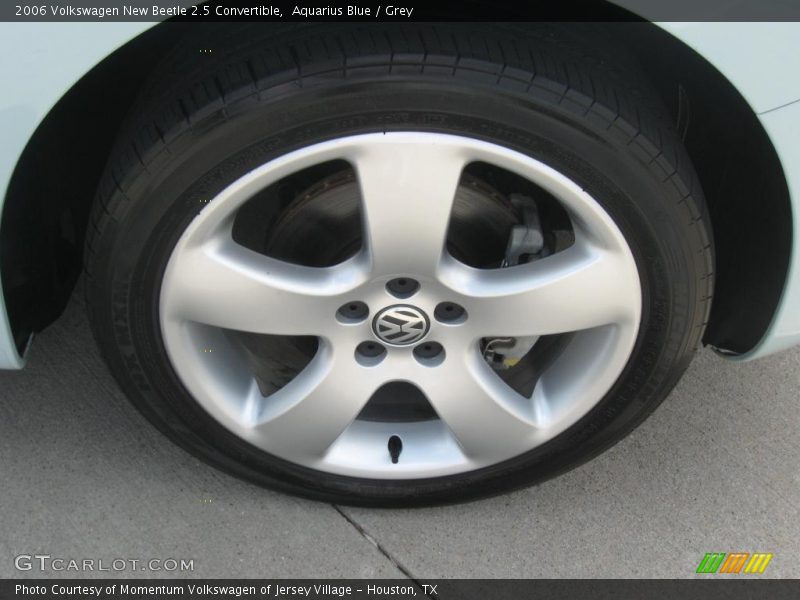 Aquarius Blue / Grey 2006 Volkswagen New Beetle 2.5 Convertible