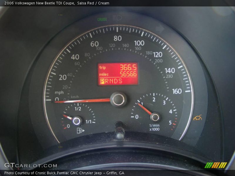 Salsa Red / Cream 2006 Volkswagen New Beetle TDI Coupe