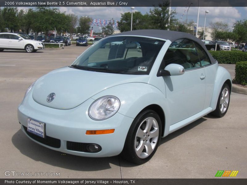 Aquarius Blue / Grey 2006 Volkswagen New Beetle 2.5 Convertible