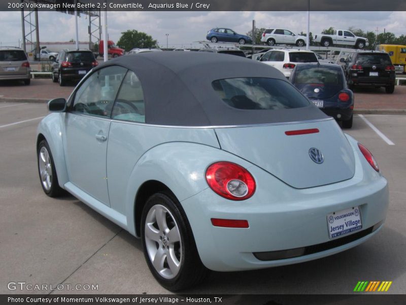 Aquarius Blue / Grey 2006 Volkswagen New Beetle 2.5 Convertible