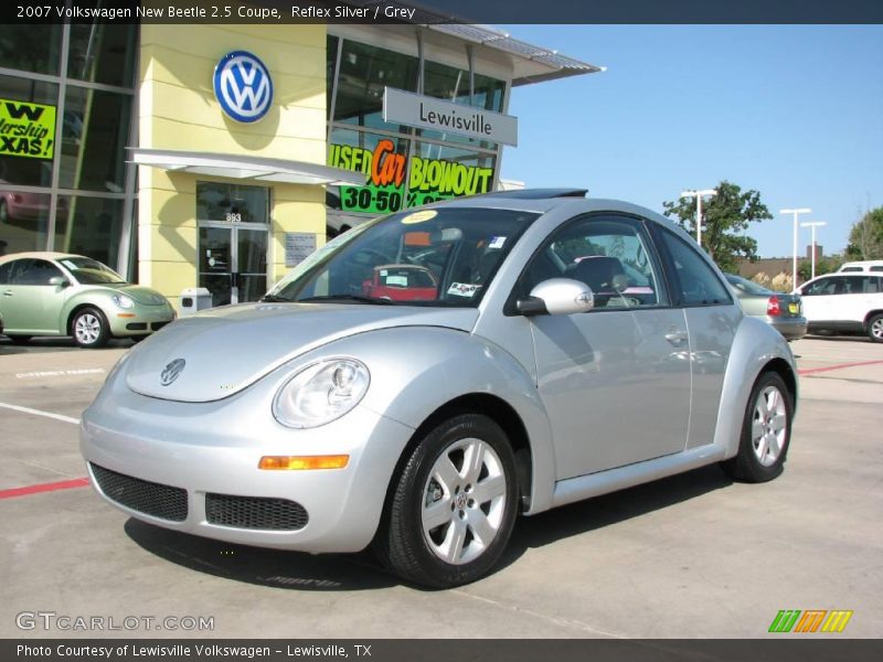 Reflex Silver / Grey 2007 Volkswagen New Beetle 2.5 Coupe