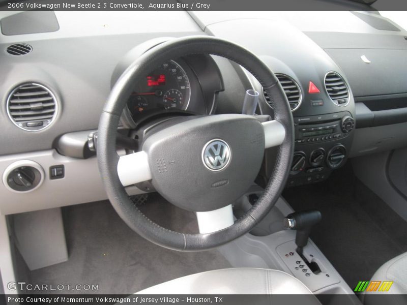 Aquarius Blue / Grey 2006 Volkswagen New Beetle 2.5 Convertible