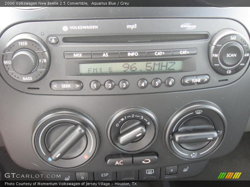 Aquarius Blue / Grey 2006 Volkswagen New Beetle 2.5 Convertible