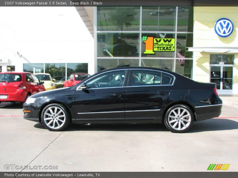 Deep Black / Black 2007 Volkswagen Passat 3.6 Sedan