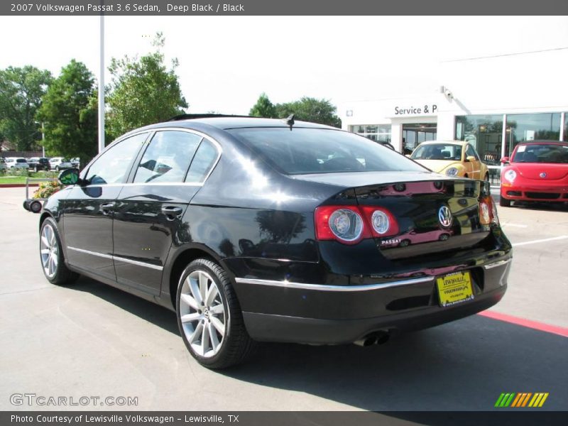 Deep Black / Black 2007 Volkswagen Passat 3.6 Sedan