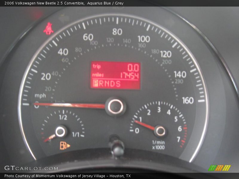 Aquarius Blue / Grey 2006 Volkswagen New Beetle 2.5 Convertible