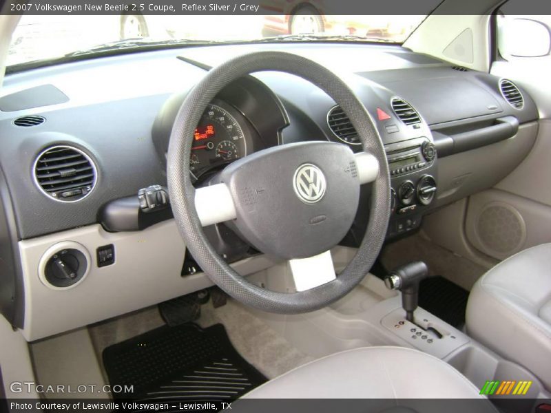 Reflex Silver / Grey 2007 Volkswagen New Beetle 2.5 Coupe