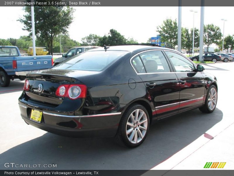 Deep Black / Black 2007 Volkswagen Passat 3.6 Sedan