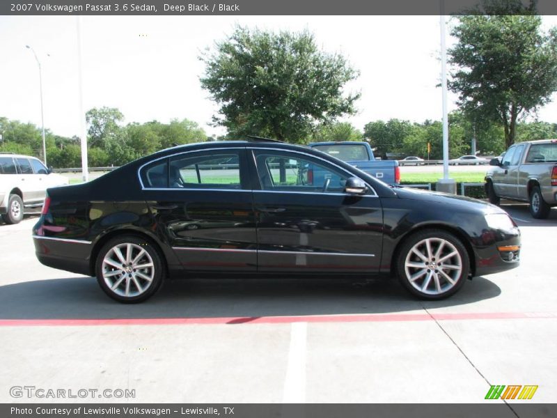 Deep Black / Black 2007 Volkswagen Passat 3.6 Sedan