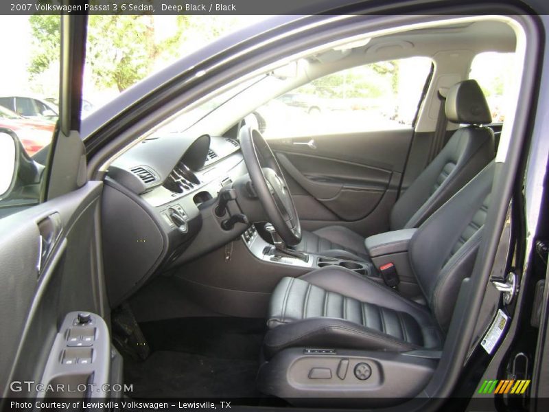 Deep Black / Black 2007 Volkswagen Passat 3.6 Sedan