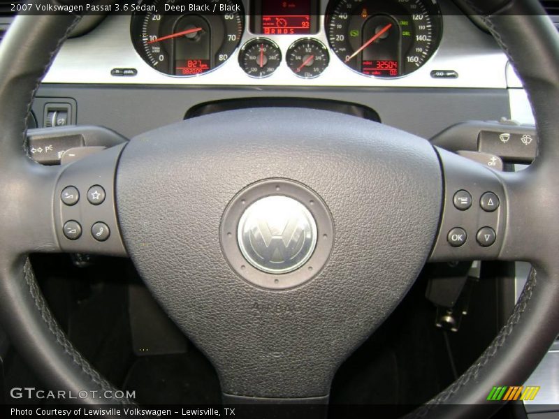 Deep Black / Black 2007 Volkswagen Passat 3.6 Sedan