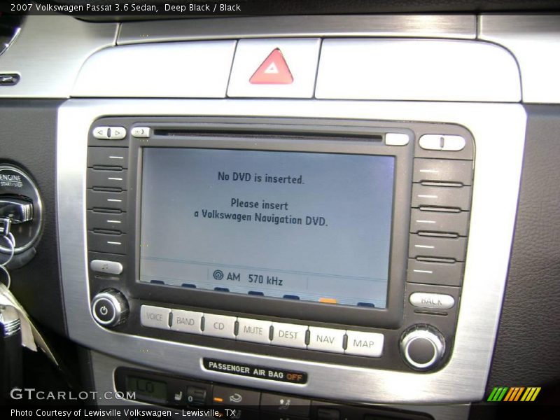 Deep Black / Black 2007 Volkswagen Passat 3.6 Sedan