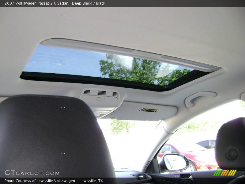 Deep Black / Black 2007 Volkswagen Passat 3.6 Sedan