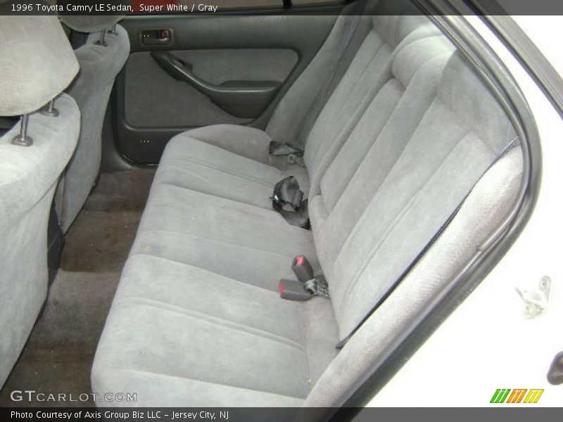 Super White / Gray 1996 Toyota Camry LE Sedan