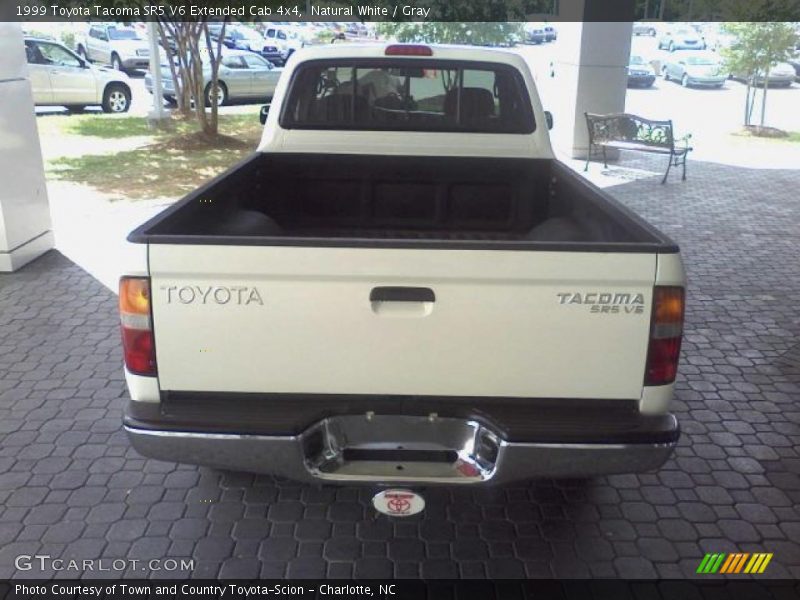 Natural White / Gray 1999 Toyota Tacoma SR5 V6 Extended Cab 4x4