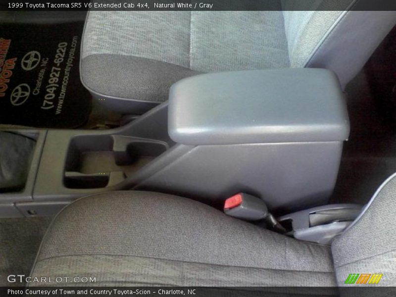 Natural White / Gray 1999 Toyota Tacoma SR5 V6 Extended Cab 4x4