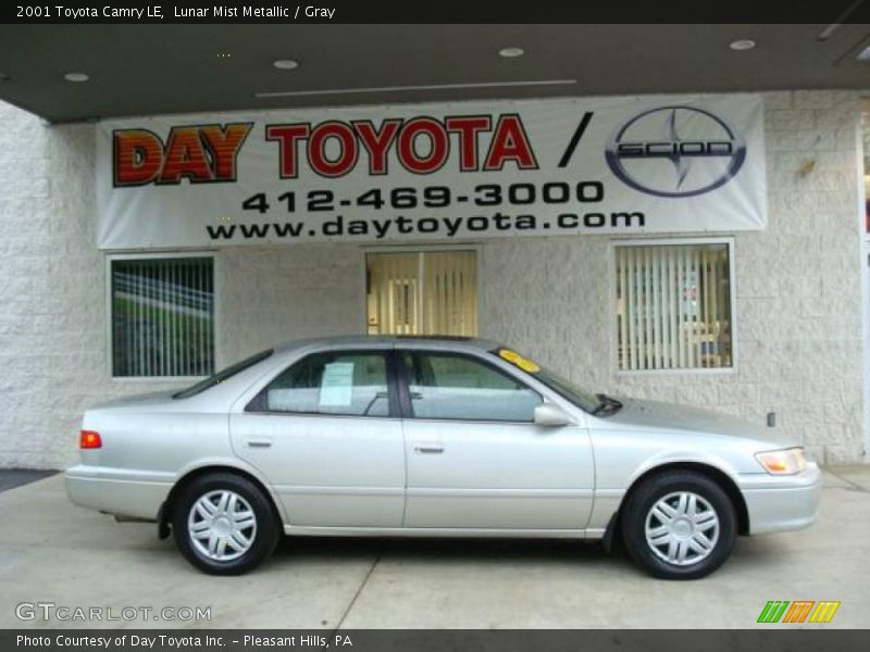 Lunar Mist Metallic / Gray 2001 Toyota Camry LE