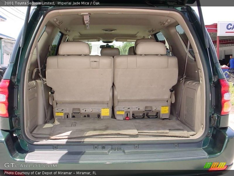 Imperial Jade Mica / Oak 2001 Toyota Sequoia Limited