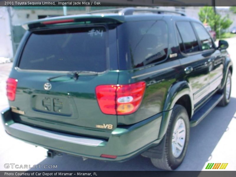 Imperial Jade Mica / Oak 2001 Toyota Sequoia Limited
