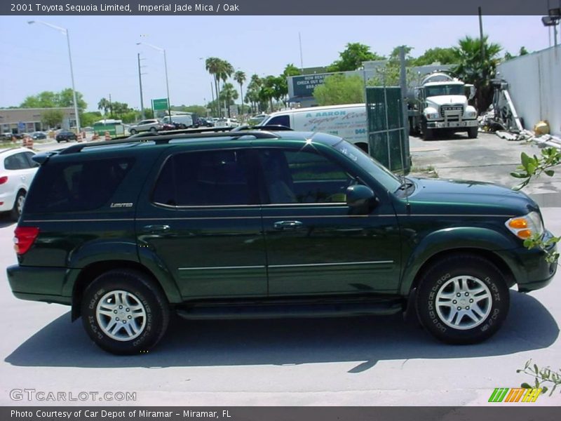 Imperial Jade Mica / Oak 2001 Toyota Sequoia Limited
