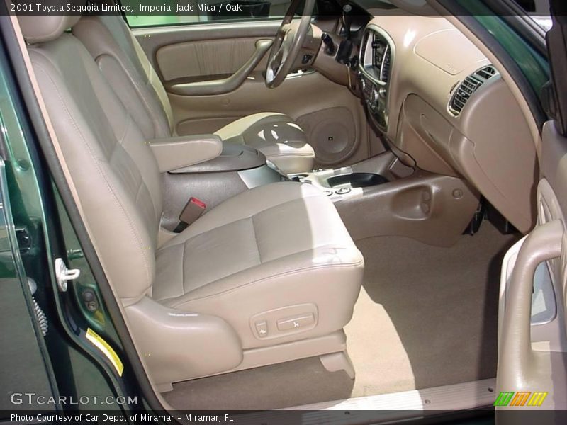 Imperial Jade Mica / Oak 2001 Toyota Sequoia Limited
