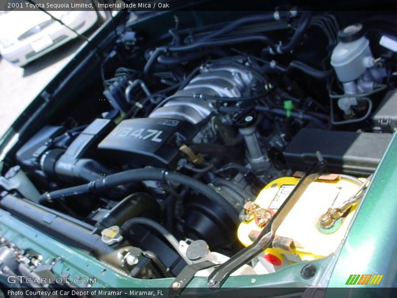 Imperial Jade Mica / Oak 2001 Toyota Sequoia Limited