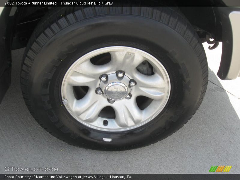 Thunder Cloud Metallic / Gray 2002 Toyota 4Runner Limited