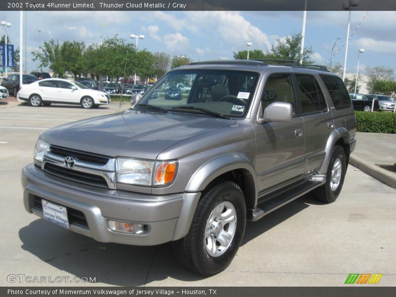 Thunder Cloud Metallic / Gray 2002 Toyota 4Runner Limited