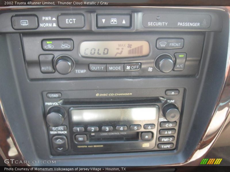 Thunder Cloud Metallic / Gray 2002 Toyota 4Runner Limited