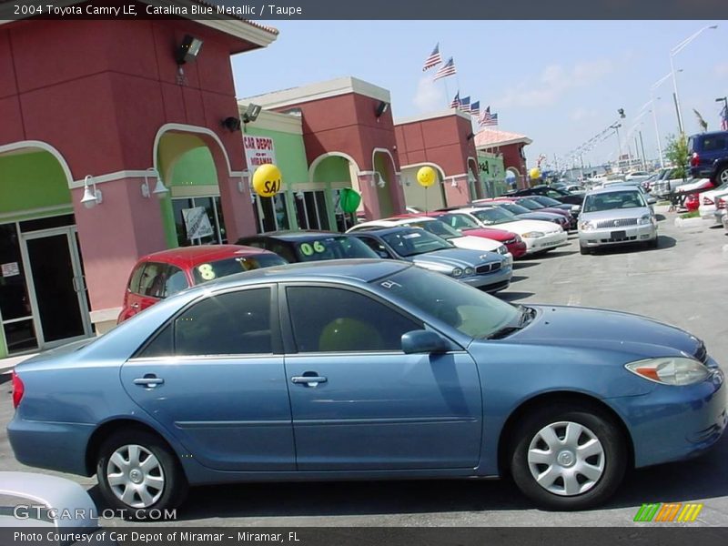 Catalina Blue Metallic / Taupe 2004 Toyota Camry LE
